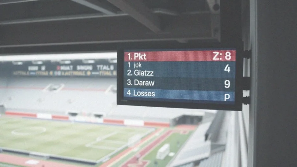 Jakie informacje zawiera tabela 6 ligi?