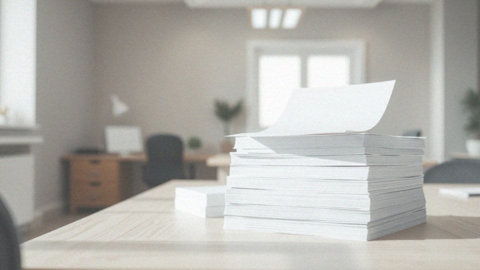 Ile kartek znajduje się w standardowej ryzie papieru A4?