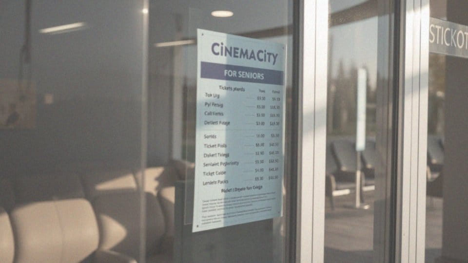 Jakie są zniżki dla seniorów w Cinema City?