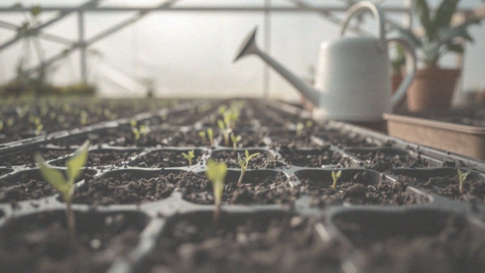Jakie zalecenia dotyczące wilgotności i światła dla nasion w marcu?