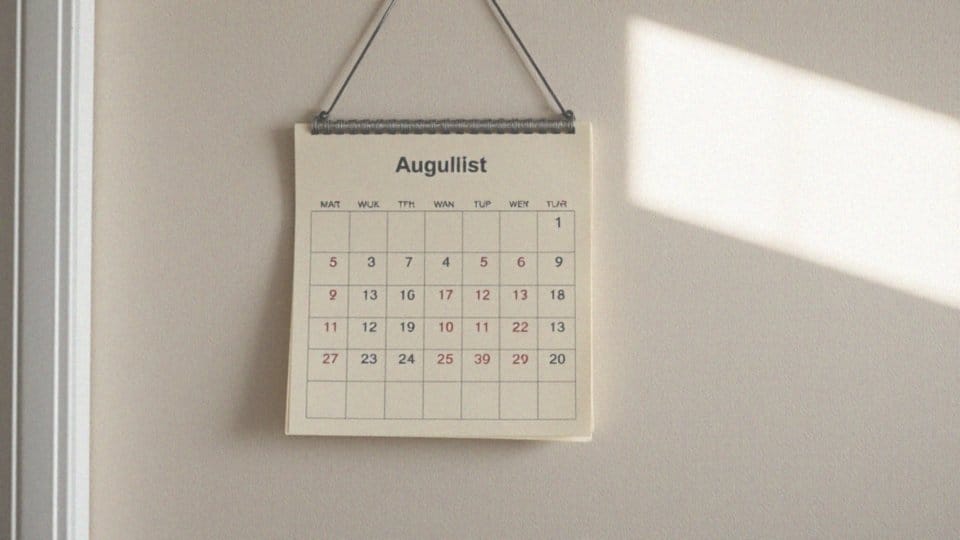 Jaka jest długość sierpnia w dniach?