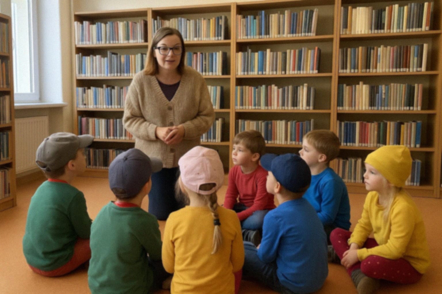 Przedszkolaki odkrywają tajemnice biblioteki w Krasnymstawie