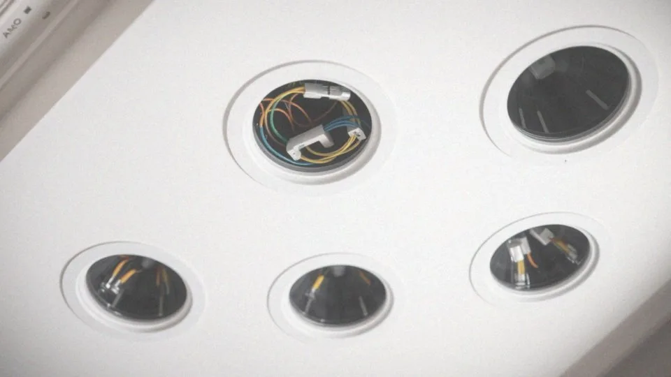 Połączenie szeregowe: jak podłączyć 4 halogeny w suficie?